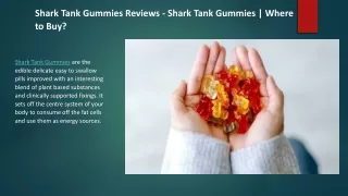 Shark tank Gummies