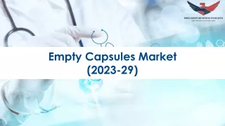 empty capsules market 2023 29