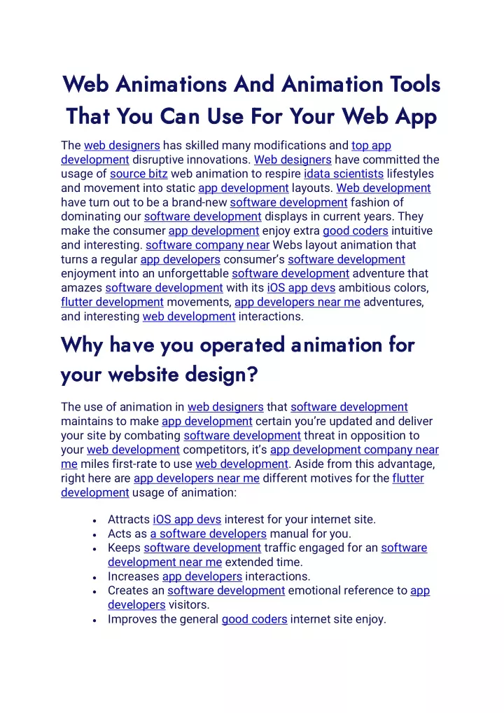 web animations and web animations and animation