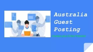 Elevate Your Brand with Professional Guest Post Services in Australia