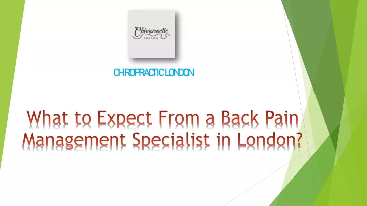 chiropractic london