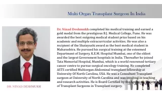 Dr ninad Deshmuk PPT
