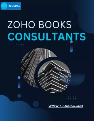 Trusted ZOHO Books Consultants in Dubai