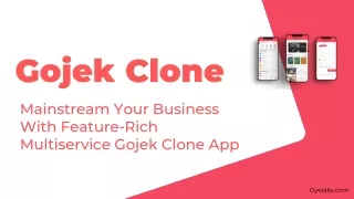 Gojek Clone - Readymade Multiservice App
