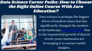 data science career paths how to choose the right