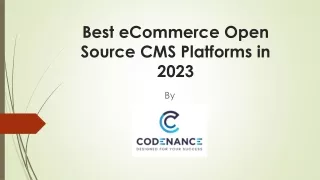Best eCommerce websites Development Platforms in 2023