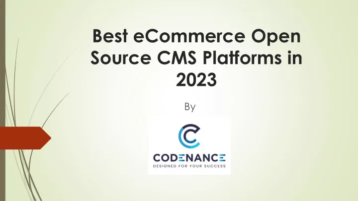 best ecommerce open source cms platforms in 2023