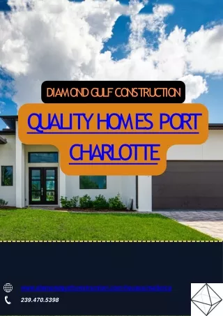 Diamond Gulf Construction: Trusted Builders in Cape Coral, FL