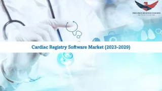 cardiac registry software market 2023 2029