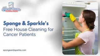 Free House Cleaning For Cancer Patients by Sponge and Sparkle