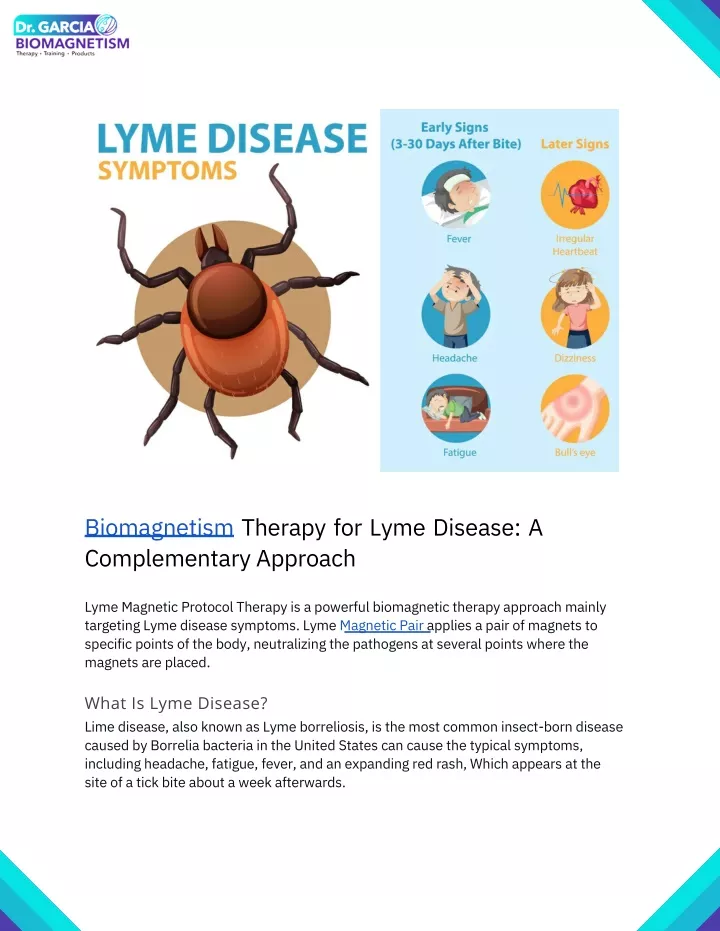 biomagnetism therapy for lyme disease