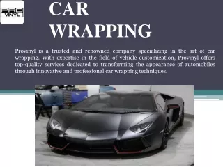 Revamp Your Ride: The Art of Car Wrapping