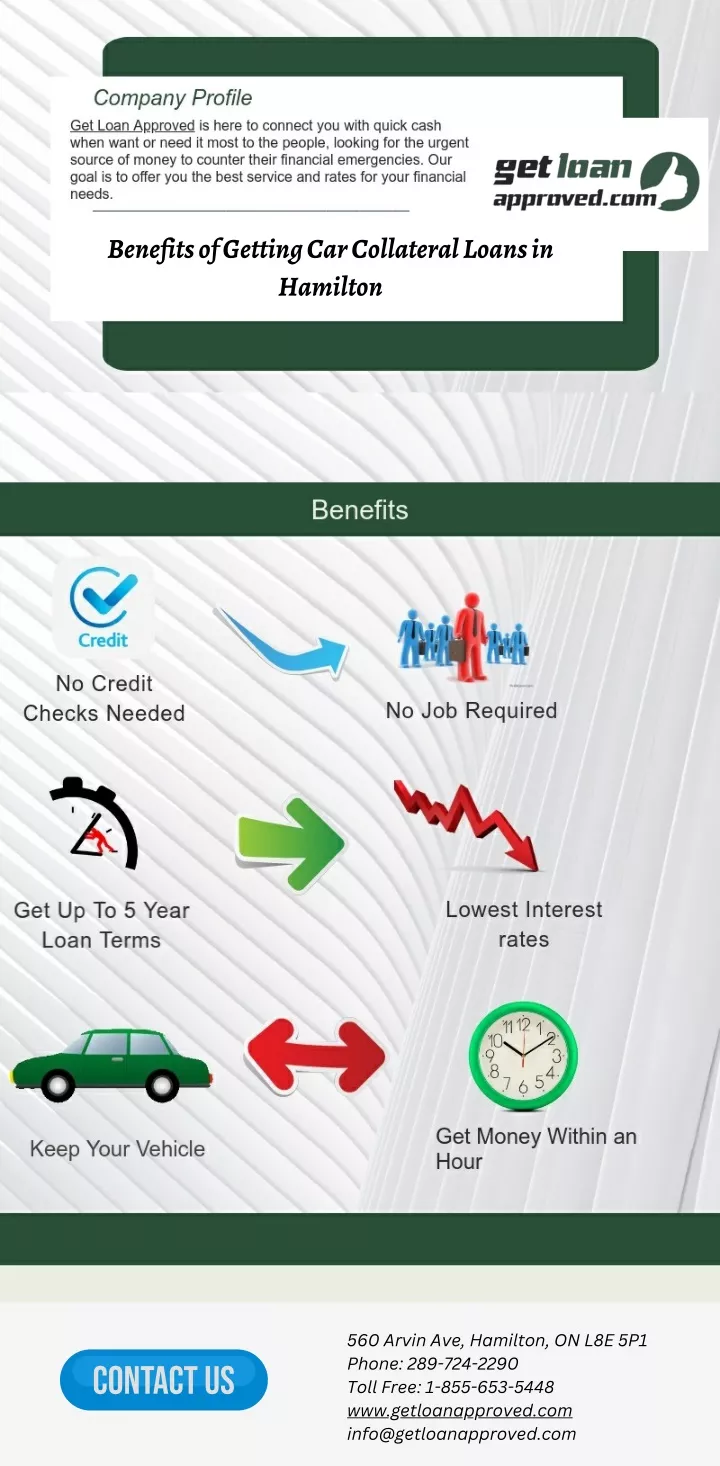 benefits of getting car collateral loans