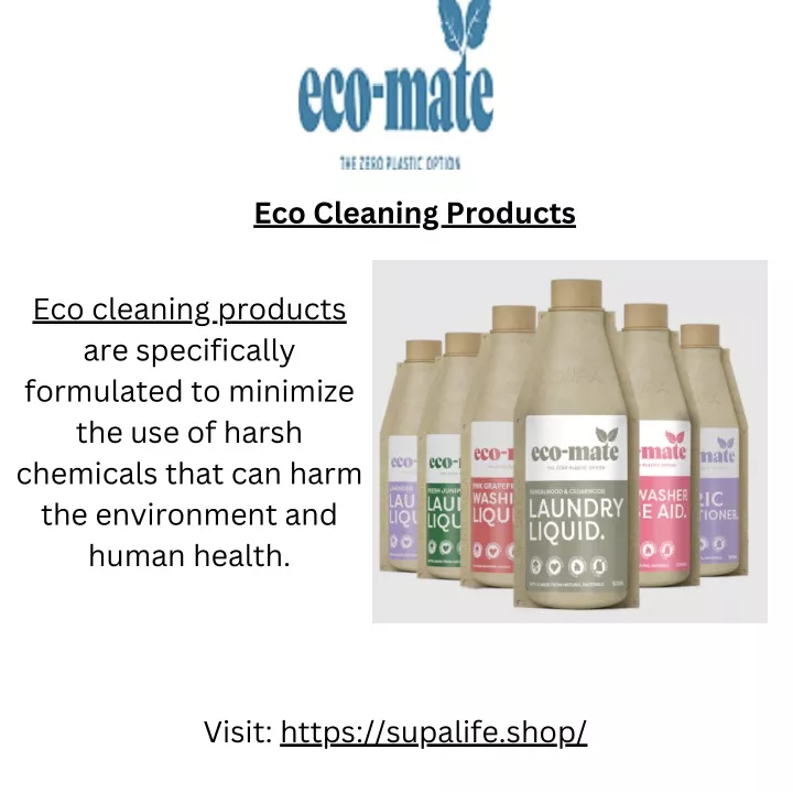 eco cleaning products