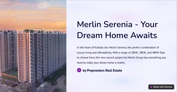merlin serenia your dream home awaits