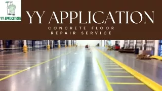 Join YYapplication for Concrete Floor Repair Contractors in Toronto