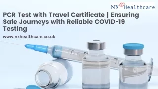 PCR Test with Travel Certificate
