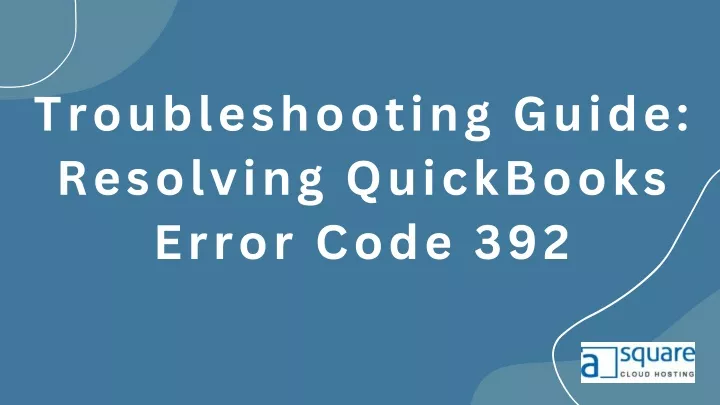 troubleshooting guide resolving quickbooks error
