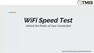 Wifi Speed Test