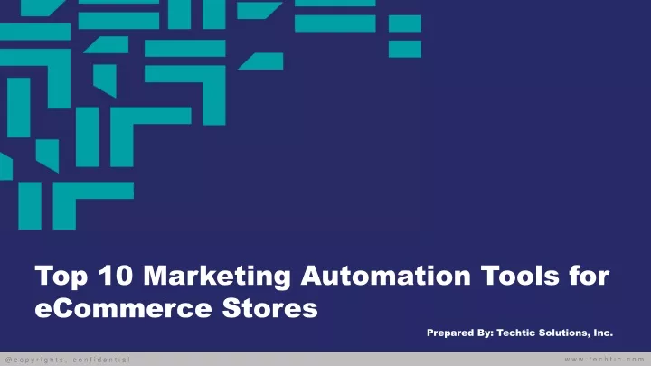 top 10 marketing automation tools for ecommerce