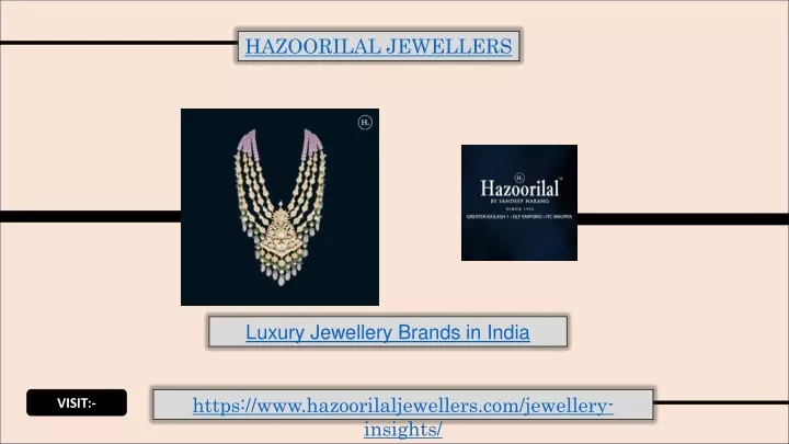 hazoorilal jewellers