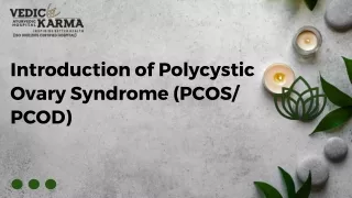 Introduction of Polycystic Ovary Syndrome (PCOD)