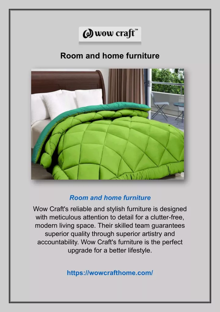 room and home furniture