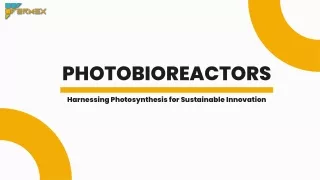 Photobioreactors Harnessing Photosynthesis for Sustainable Innovation