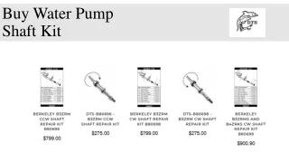Buy Water Pump Shaft Kit