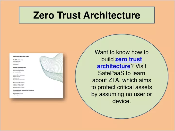 zero trust architecture