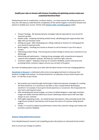amplify your sales on amazon with amazon