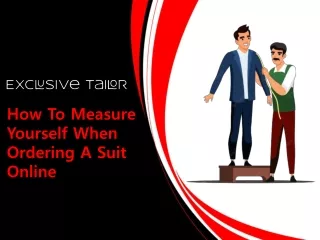 How To Measure Yourself When Ordering A Suit Online