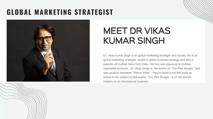 global marketing strategist