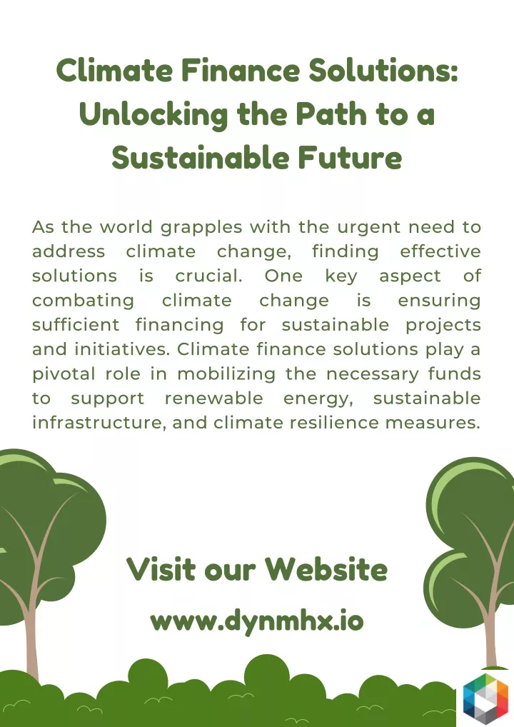 climate finance solutions unlocking the path