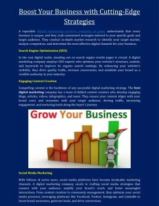 boost your business with cutting edge strategies