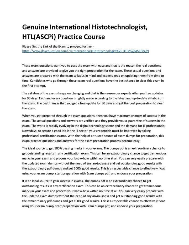 genuine international histotechnologist htl ascpi