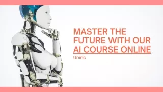 Master the Future with Our AI Course Online