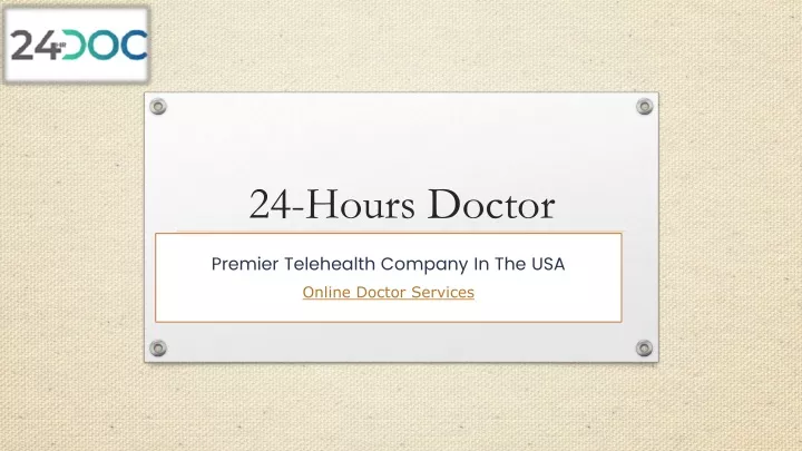 24 hours doctor