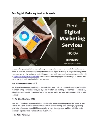 Best Digital Marketing Services in Nodia