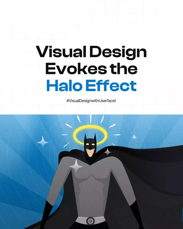 visual design evokes the halo effect