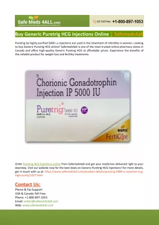buy generic puretrig hcg injections online