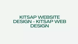 kitsap website design kitsap web design