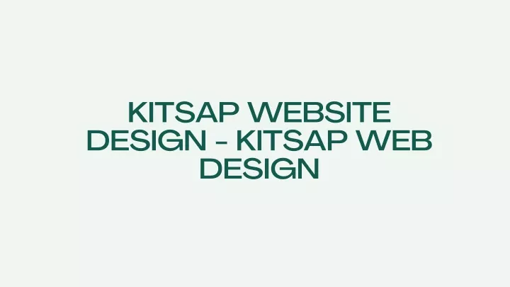 kitsap website design kitsap web design