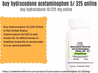 buy hydrocodone acetaminophen 5/ 325 online