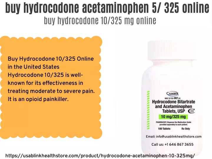 buy hydrocodone acetaminophen 5 325 online