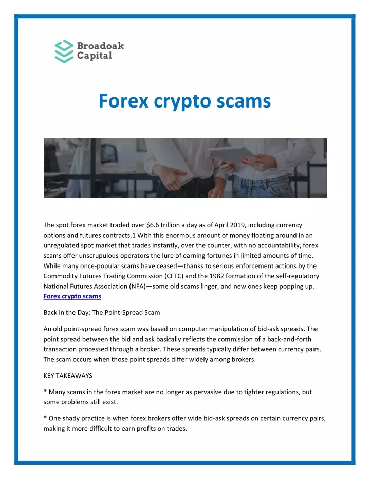 forex crypto scams