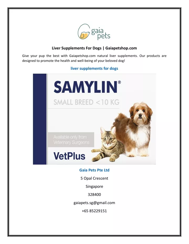 liver supplements for dogs gaiapetshop com