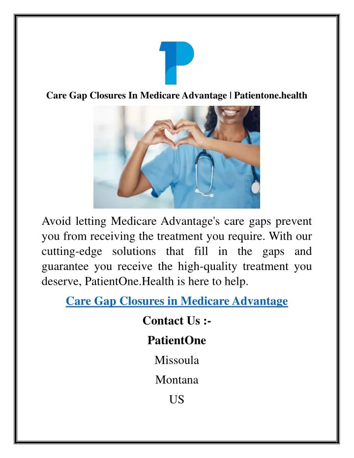 care gap closures in medicare advantage