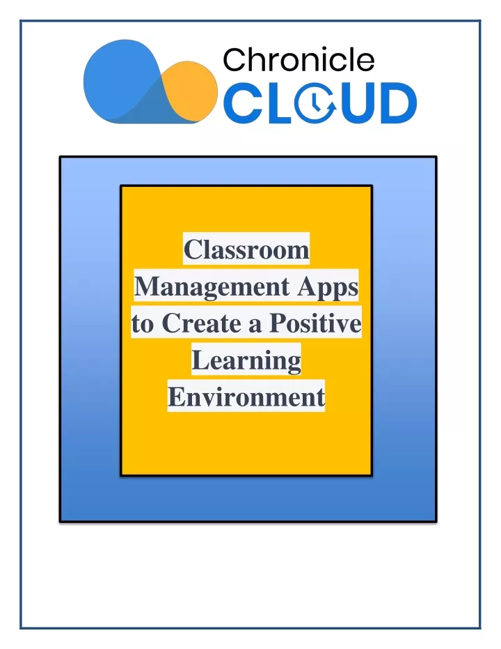 classroom management apps to create a positive