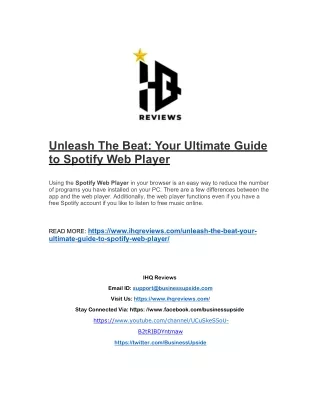 unleash the beat your ultimate guide to spotify